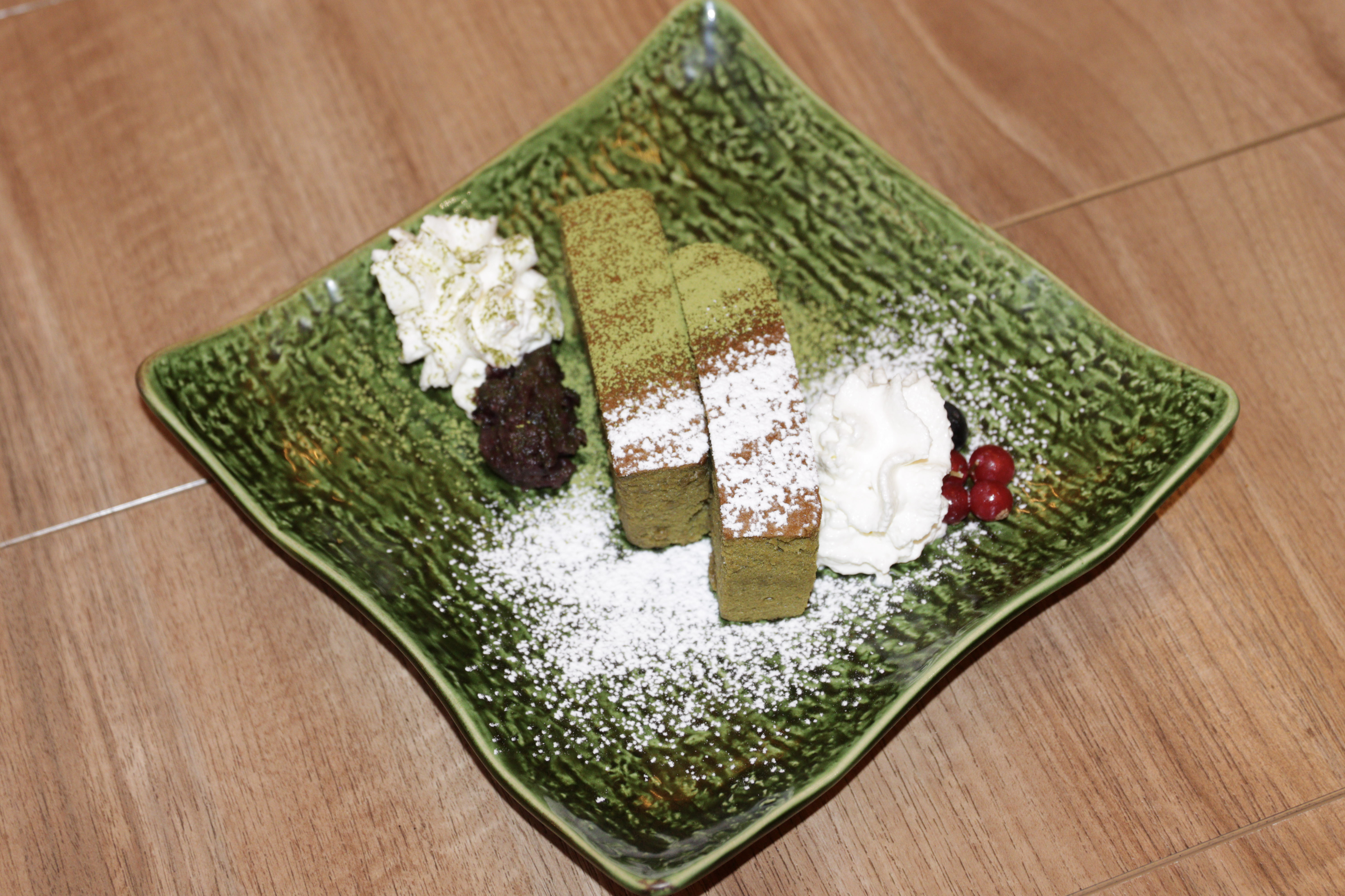 Kasutera de Matcha